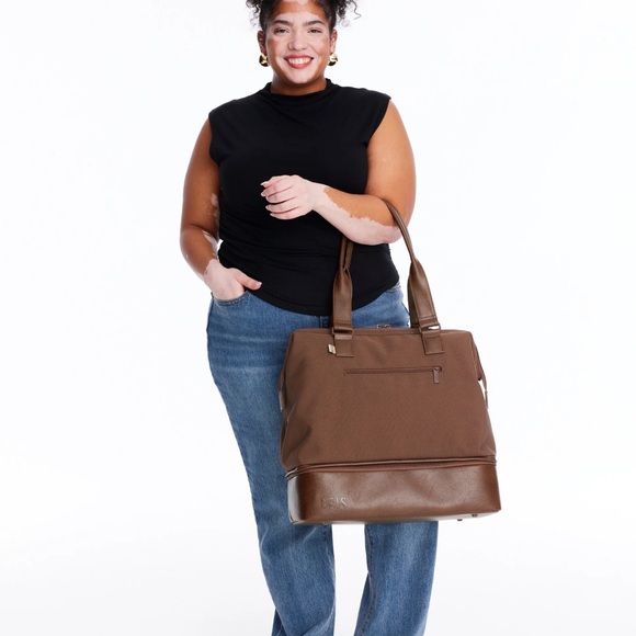 BEIS MINI CONVERTABLE WEEKENDER IN MAPLE - Picture 5 of 11